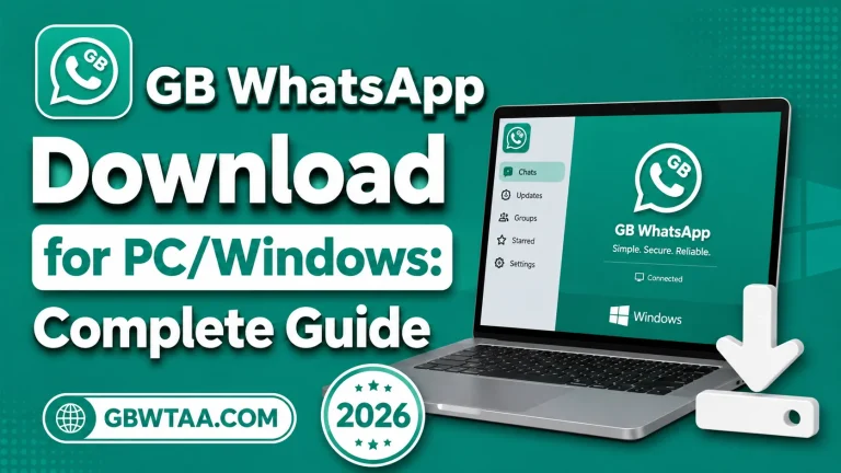 GB WhatsApp Download for PCWindows Complete Guide 2026