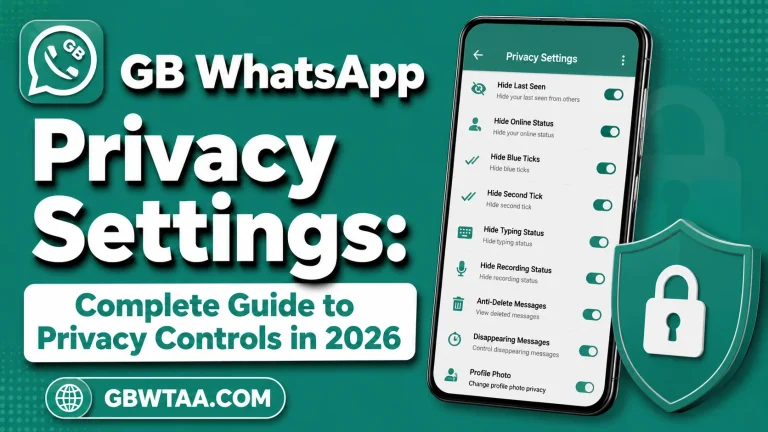 GB WhatsApp Privacy Settings Complete Guide to Privacy Controls in 2026